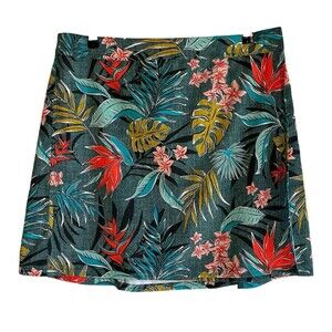 RipSkirt Hawaii Womens Wrap Skirt Size XL Length 2 Vintage Bali Jungle Print
